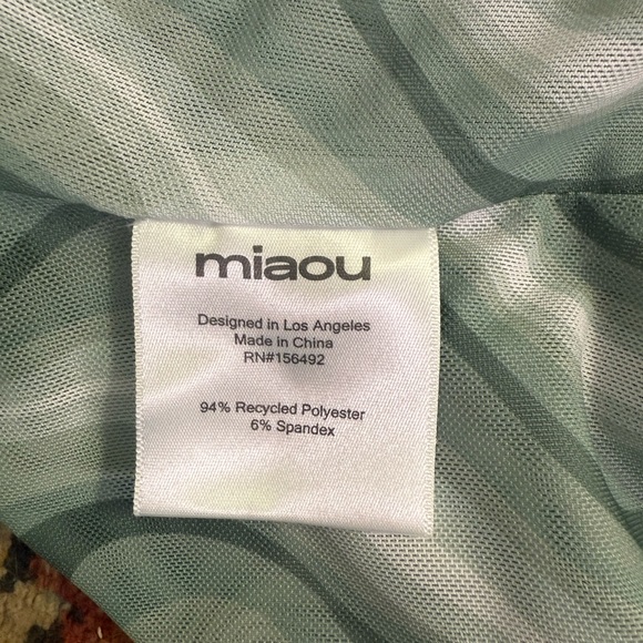 NWT Miaou Cambell Green Corset - Picture 4 of 6